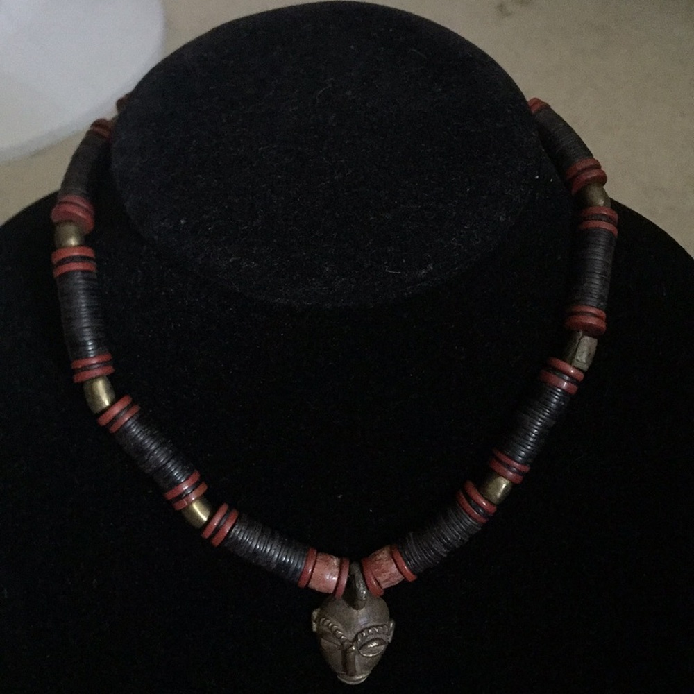 African Tribal Beaded Necklace